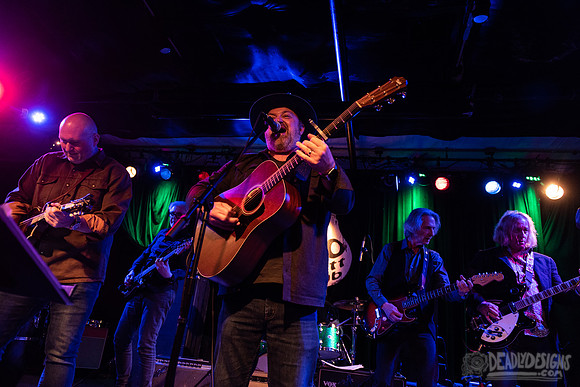 John Driskell Hopkins, Peter Buck, and Lenny Kaye