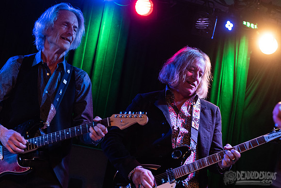 John Driskell Hopkins, Peter Buck, and Lenny Kaye