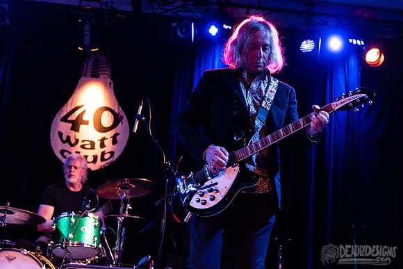 Mitch Easter, Peter Buck, and Lenny Kaye