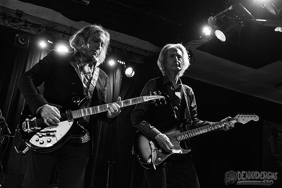 Mitch Easter, Peter Buck, and Lenny Kaye