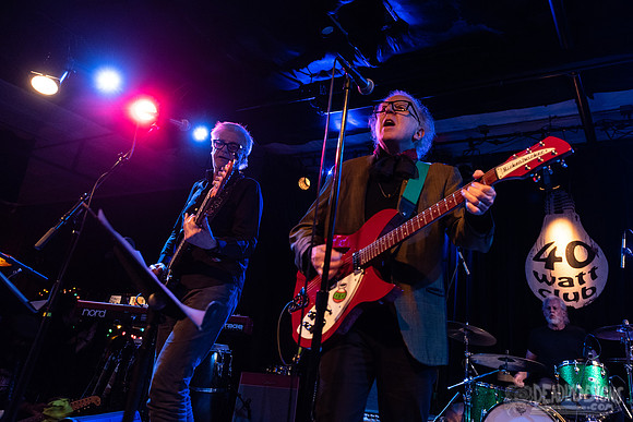 Mitch Easter, Peter Buck, and Lenny Kaye