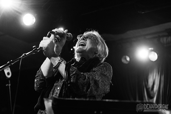 Mitch Easter, Mike Mills, Peter Buck, and Lenny Kaye