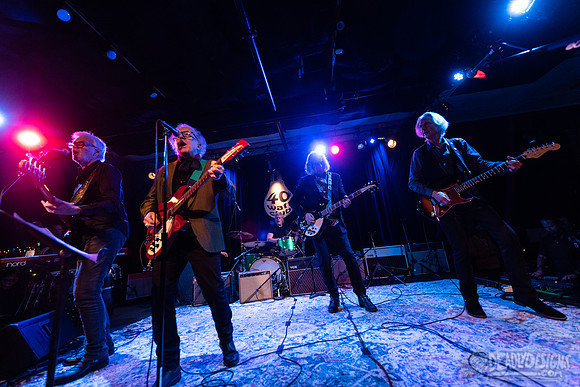 Mitch Easter, Peter Buck, and Lenny Kaye