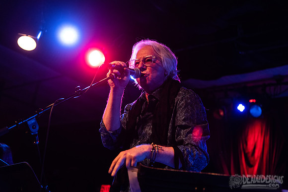Mitch Easter, Mike Mills, Peter Buck, and Lenny Kaye