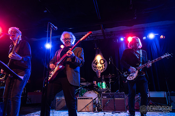 Mitch Easter, Peter Buck, and Lenny Kaye