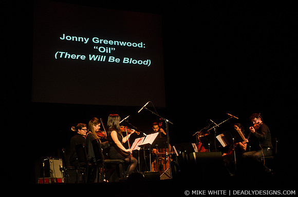 Wordless Orchestra playing film cues by Jonny Greenwood from There Will Be Blood