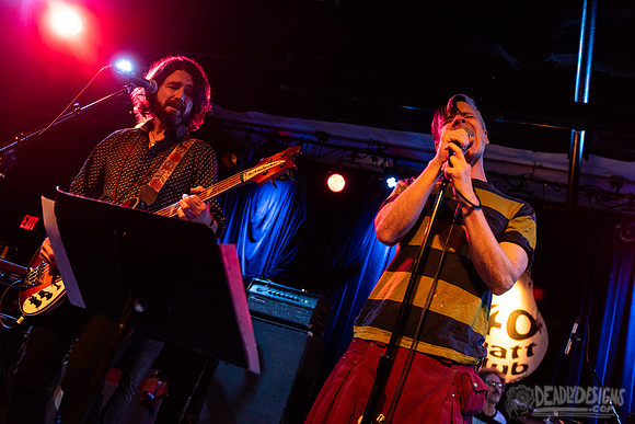 John Cameron Mitchell and Rich Robinson