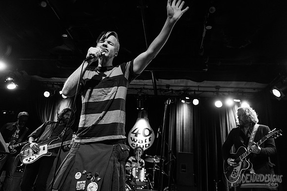 John Cameron Mitchell and Rich Robinson