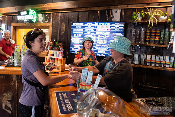 Serving Beer