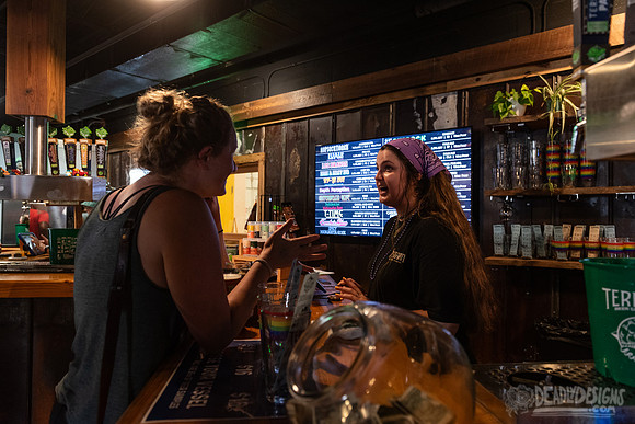 Serving Beer