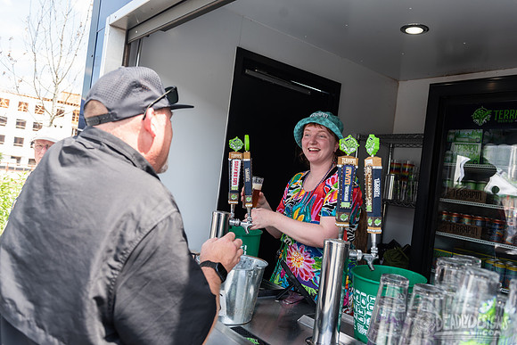 Serving Beer