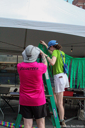 Merchandise & Volunteers (by Nicole Rae Minish)