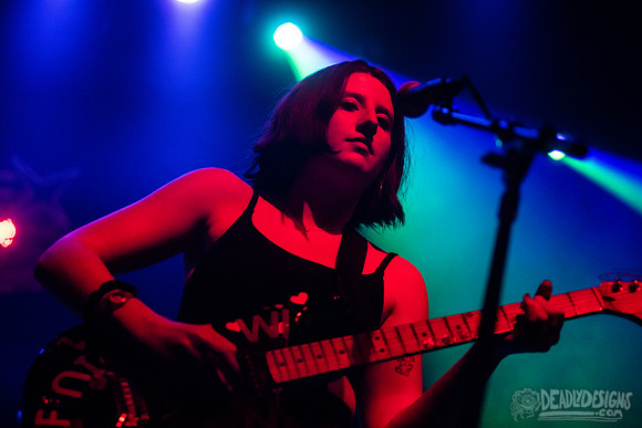 Nihilist Cheerleader performing live at the Georgia Theatre on July 24, 2019, in Athens, Georgia.