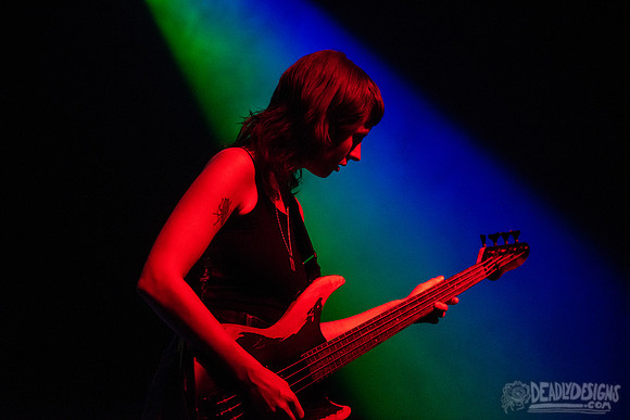 Nihilist Cheerleader performing live at the Georgia Theatre on July 24, 2019, in Athens, Georgia.