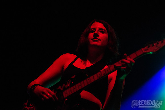 Nihilist Cheerleader performing live at the Georgia Theatre on July 24, 2019, in Athens, Georgia.