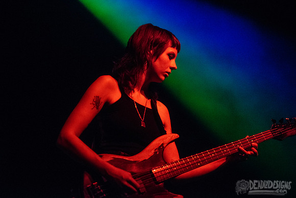 Nihilist Cheerleader performing live at the Georgia Theatre on July 24, 2019, in Athens, Georgia.