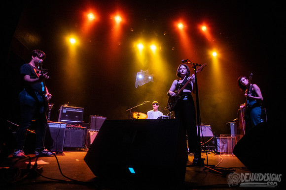Nihilist Cheerleader performing live at the Georgia Theatre on July 24, 2019, in Athens, Georgia.