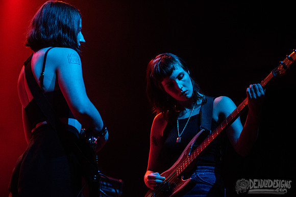 Nihilist Cheerleader performing live at the Georgia Theatre on July 24, 2019, in Athens, Georgia.