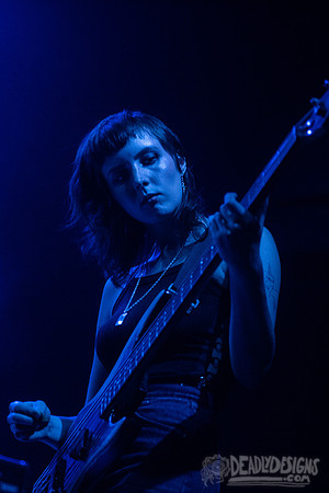 Nihilist Cheerleader performing live at the Georgia Theatre on July 24, 2019, in Athens, Georgia.
