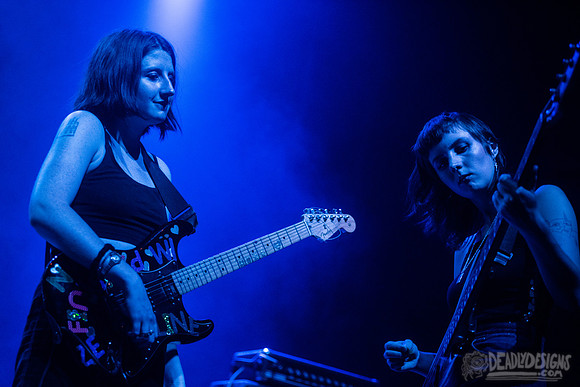Nihilist Cheerleader performing live at the Georgia Theatre on July 24, 2019, in Athens, Georgia.