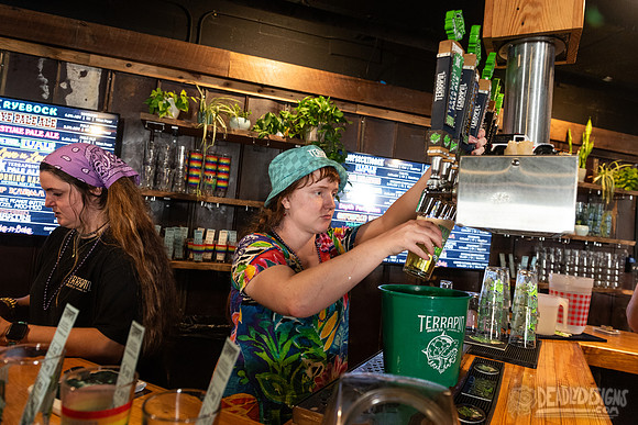 Serving Beer