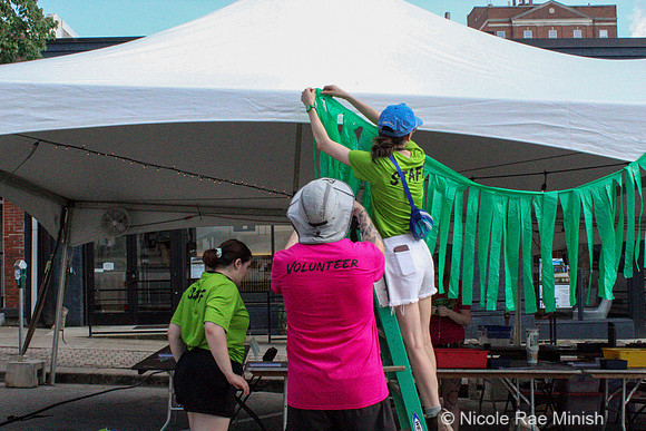 Merchandise & Volunteers (by Nicole Rae Minish)