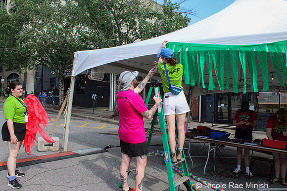 Merchandise & Volunteers (by Nicole Rae Minish)