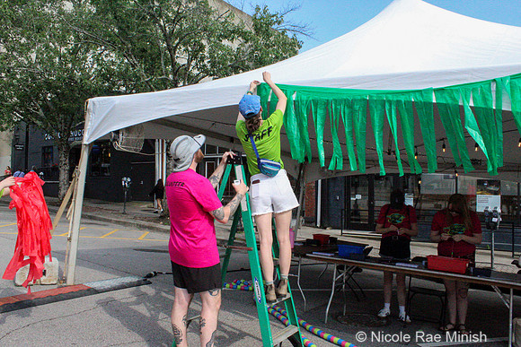 Merchandise & Volunteers (by Nicole Rae Minish)